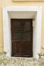 Sunken doorway Rhodes old town Royalty Free Stock Photo